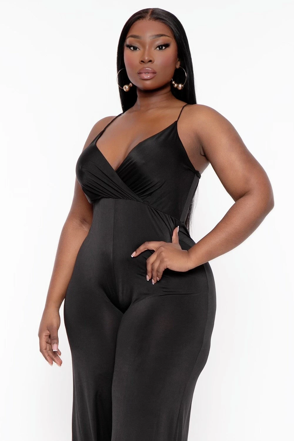 Plus Size Bre Cami Jumpsuit - Black Plus Size Bre Cami Jumpsuit - Black -Kitchensuppliesdeal curvy sense jumpsuits and rompers plus size bre cami jumpsuit black 31763892535393