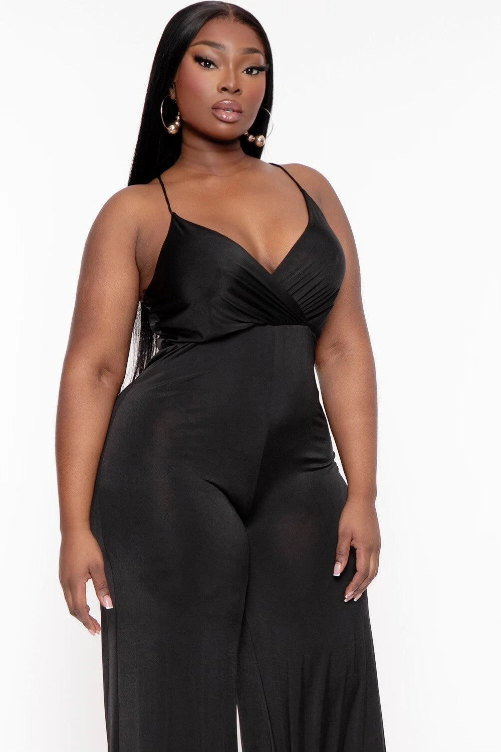 Plus Size Bre Cami Jumpsuit - Black Plus Size Bre Cami Jumpsuit - Black -Kitchensuppliesdeal curvy sense jumpsuits and rompers plus size bre cami jumpsuit black 31763892568161
