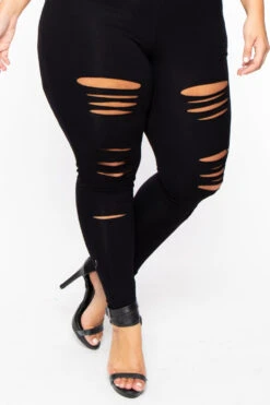 Plus Size Destroyed Catsuit Jumpsuit - Black 5 Plus Size Destroyed Catsuit Jumpsuit - Black -Kitchensuppliesdeal curvy sense jumpsuits and rompers plus size destroyed catsuit jumpsuit black 30025832366177