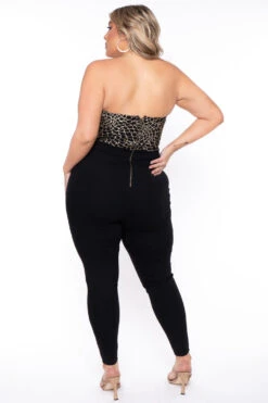 Plus Size Estelle Sequin Jumpsuit- Black -Kitchensuppliesdeal curvy sense jumpsuits and rompers plus size estelle sequin jumpsuit black 29439698600033