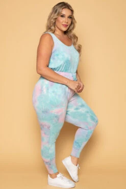 Plus Size Eva French Terry Jumpsuit - Multi -Kitchensuppliesdeal curvy sense jumpsuits and rompers plus size eva french terry jumpsuit multi 29702962020449