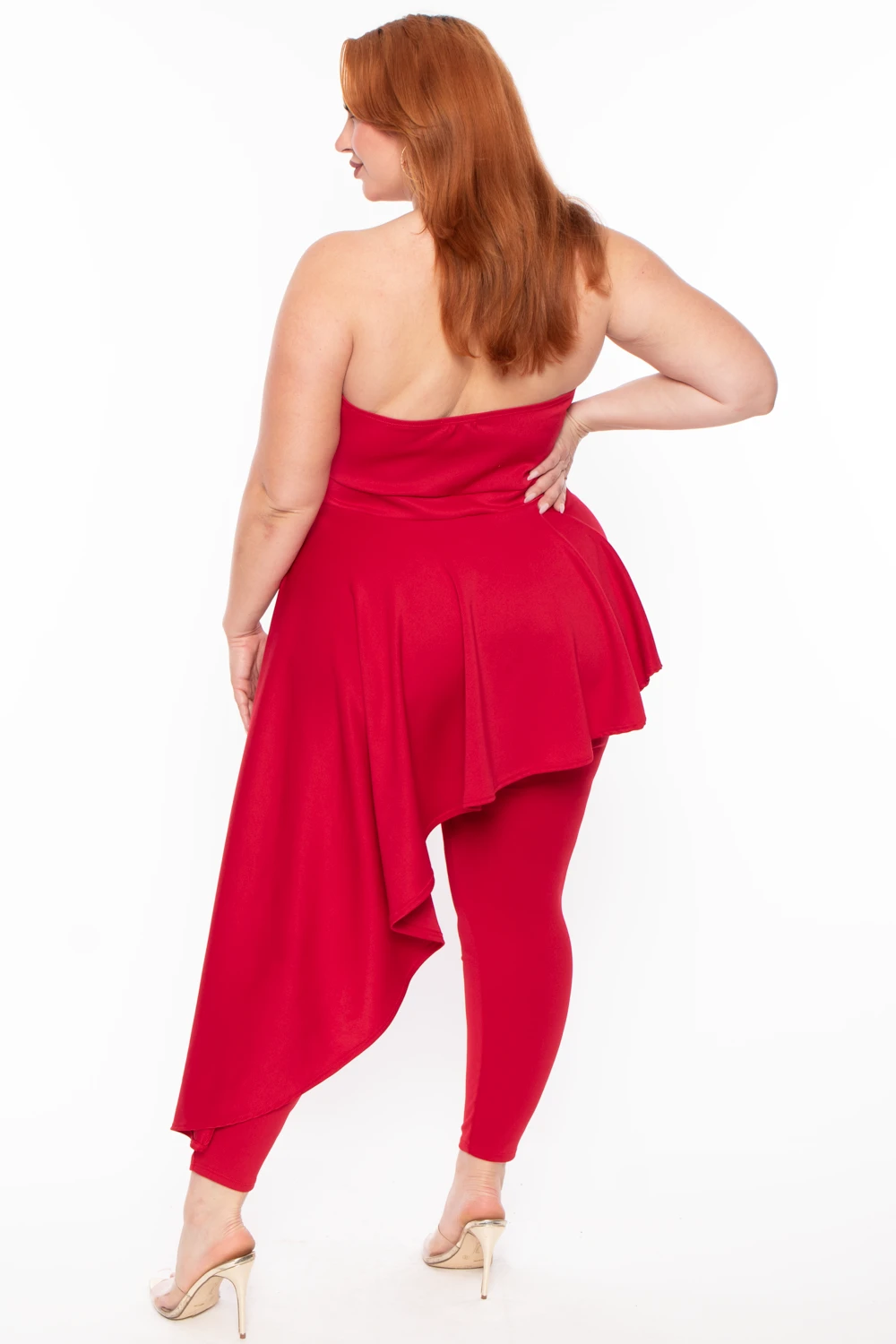 Plus Size Kelsey Cascading Ruffle Jumpsuit - Red Plus Size Kelsey Cascading Ruffle Jumpsuit - Red -Kitchensuppliesdeal curvy sense jumpsuits and rompers plus size kelsey cascading ruffle jumpsuit red 29443156476001