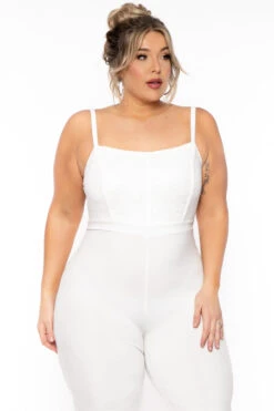 Plus Size Moet Lace Bust Jumpsuit - Ivory 3 Plus Size Moet Lace Bust Jumpsuit - Ivory -Kitchensuppliesdeal curvy sense jumpsuits and rompers plus size moet lace bust jumpsuit ivory 31277980156001