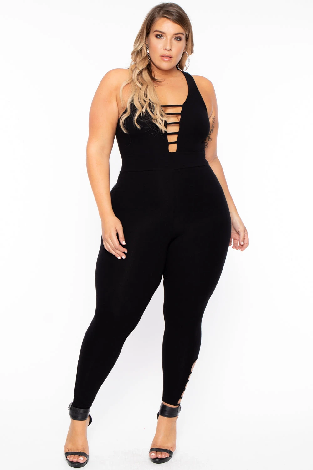 Plus Size Savanna Jumpsuit - Black Plus Size Savanna Jumpsuit - Black -Kitchensuppliesdeal curvy sense jumpsuits and rompers plus size savanna jumpsuit black 29265126588513
