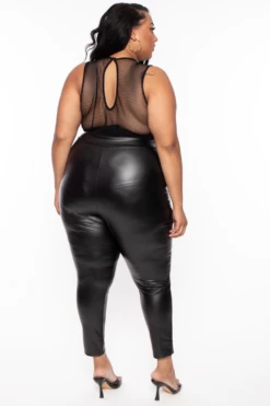 Plus Size Taneesha Mesh Jumpsuit - Black 5 Plus Size Taneesha Mesh Jumpsuit - Black -Kitchensuppliesdeal curvy sense jumpsuits and rompers plus size taneesha mesh jumpsuit black 29254561464417