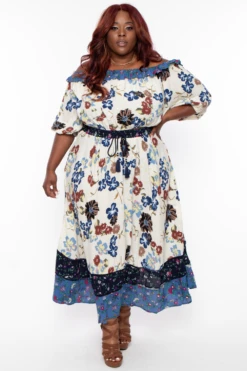 Plus Size Barcelona Top & Skirt Set - Ivory -Kitchensuppliesdeal curvy sense matching sets plus size barcelona top skirt set ivory 29883142799457