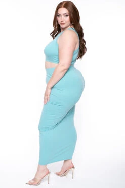 Plus Size Candace Tank And Skirt Matching Set - Teal 5 Plus Size Candace Tank And Skirt Matching Set - Teal -Kitchensuppliesdeal curvy sense matching sets plus size candace tank and skirt matching set teal 29439986172001