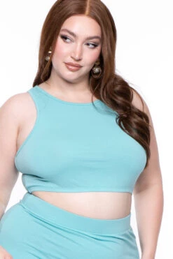 Plus Size Candace Tank And Skirt Matching Set - Teal 4 Plus Size Candace Tank And Skirt Matching Set - Teal -Kitchensuppliesdeal curvy sense matching sets plus size candace tank and skirt matching set teal 29448008040545