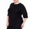 Plus Size Dee Lounge Set- Black -Kitchensuppliesdeal curvy sense matching sets plus size dee lounge set black 29707156750433