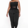 Plus Size Ginara Matching Jogger Set - Black 1 Plus Size Ginara Matching Jogger Set - Black -Kitchensuppliesdeal curvy sense matching sets plus size ginara matching jogger set black 32183475765345