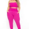 Plus Size Ginara Matching Jogger Set - Hot Pink 1 Plus Size Ginara Matching Jogger Set - Hot Pink -Kitchensuppliesdeal curvy sense matching sets plus size ginara matching jogger set hot pink 31780515676257