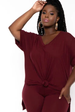 Plus Size Lexa Tee And Legging Pant Set - Burgundy 5 Plus Size Lexa Tee And Legging Pant Set - Burgundy -Kitchensuppliesdeal curvy sense matching sets plus size lexa tee and legging pant set burgundy 30026069704801