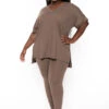 Plus Size Lexa Tee And Legging Pant Set - Mocha 1 Plus Size Lexa Tee And Legging Pant Set - Mocha -Kitchensuppliesdeal curvy sense matching sets plus size lexa tee and legging pant set mocha 30026273063009
