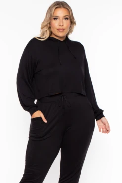 Front Page -Kitchensuppliesdeal curvy sense matching sets plus size rachel hoodie jogger set black 29258059612257