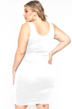 Plus Size Shayla 2PC Cardigan And Dress -Ivory -Kitchensuppliesdeal curvy sense matching sets plus size shayla 2pc cardigan and dress ivory 31996541960289