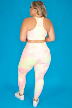 Plus Size Terri Tie Dye Legging Set - Neon Pink 6 Plus Size Terri Tie Dye Legging Set - Neon Pink -Kitchensuppliesdeal curvy sense matching sets plus size terri tie dye legging set neon pink 29593054052449