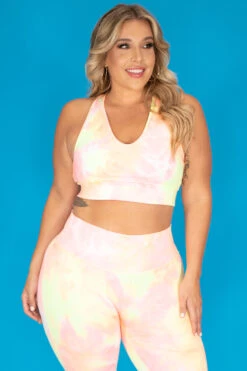 Plus Size Terri Tie Dye Legging Set - Neon Pink 4 Plus Size Terri Tie Dye Legging Set - Neon Pink -Kitchensuppliesdeal curvy sense matching sets plus size terri tie dye legging set neon pink 29593054183521