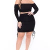 Plus Size Tiffany Matching Skirt Set- Black 2 Plus Size Tiffany Matching Skirt Set- Black -Kitchensuppliesdeal curvy sense matching sets plus size tiffany matching skirt set black 29258559225953