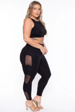 Plus Size Valerie Mesh Matching Set- Black 6 Plus Size Valerie Mesh Matching Set- Black -Kitchensuppliesdeal curvy sense matching sets plus size valerie mesh matching set black 29272745836641