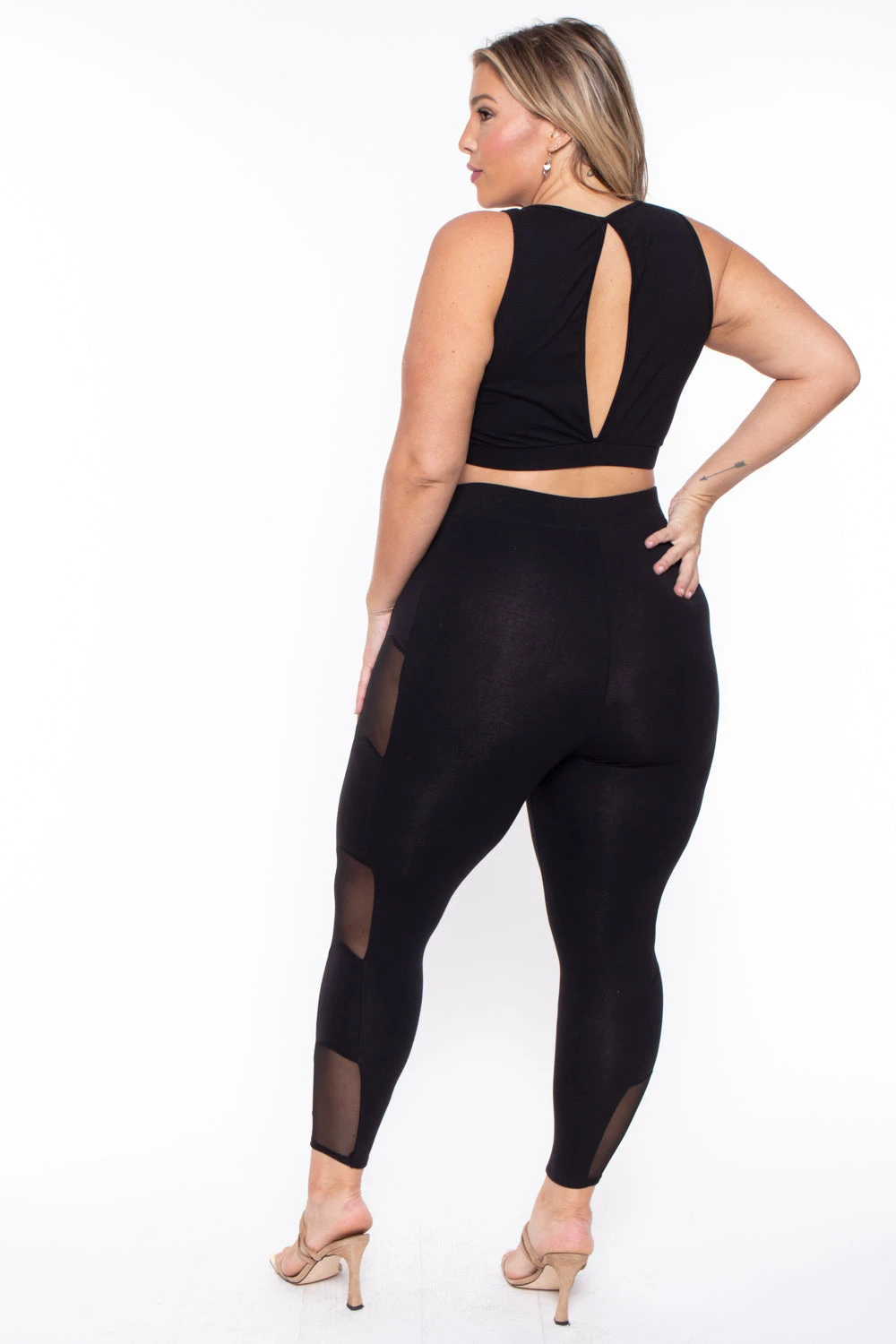 Plus Size Valerie Mesh Matching Set- Black Plus Size Valerie Mesh Matching Set- Black -Kitchensuppliesdeal curvy sense matching sets plus size valerie mesh matching set black 29272746360929