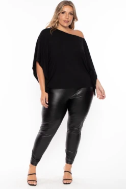 Plus Size Off The Shoulder Top - Black 6 Plus Size Off The Shoulder Top - Black -Kitchensuppliesdeal curvy sense tops plus size off the shoulder top black 29883845607521